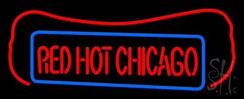 Red Hot Chicago Hot Dogs LED Neon Sign