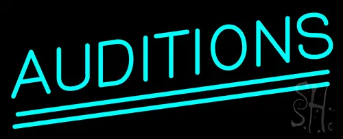 Auditions LED Neon Sign