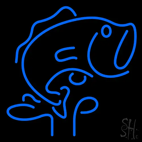 Blue Fish LED Neon Sign