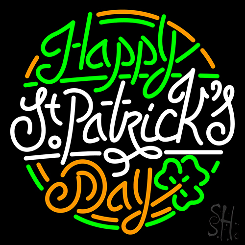 Happy St Patrick Day LED Neon Sign