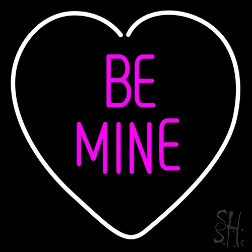 Heart Be Mine LED Neon Sign