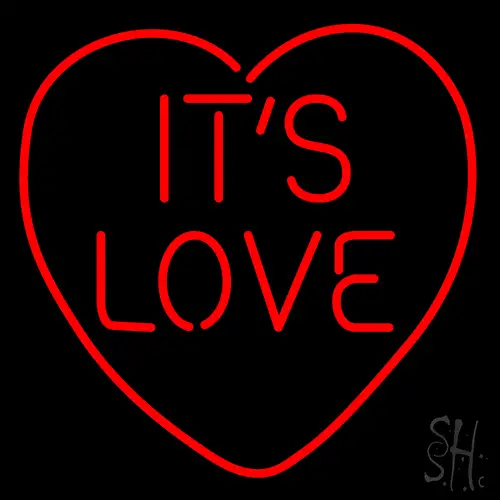 Its Love LED Neon Sign