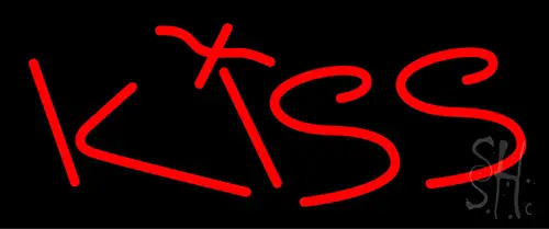 Kiss LED Neon Sign