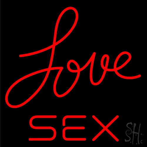 Love Sex LED Neon Sign