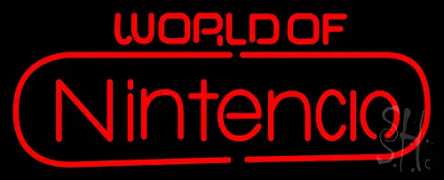 World Of Nintendo LED Neon Sign