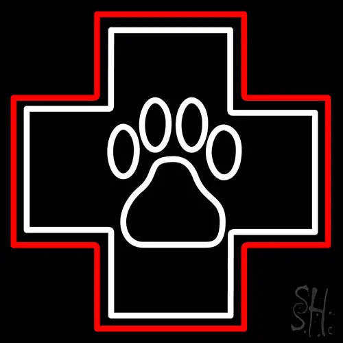 Emergency Icon Veterinary LED Neon Sign