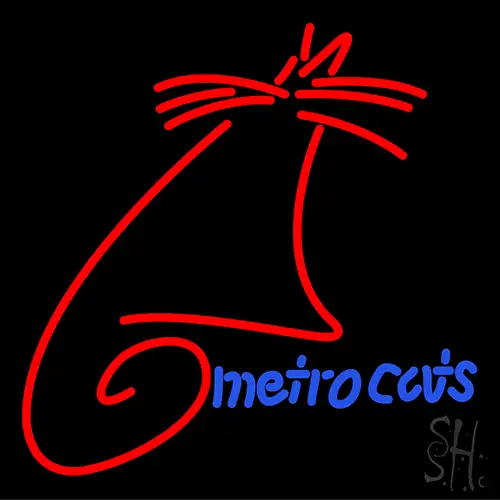 Metro Cats LED Neon Sign