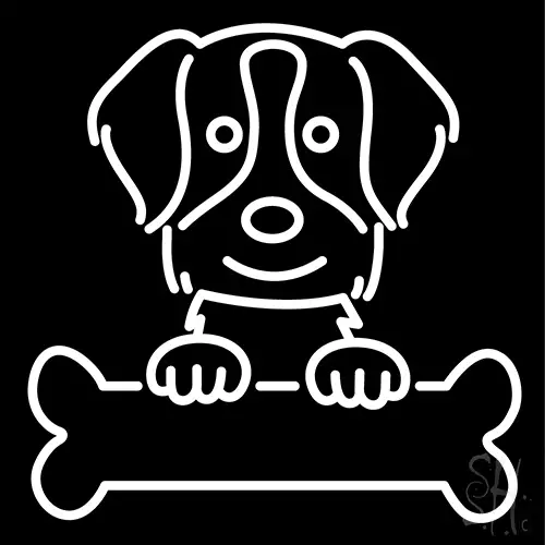 Brittany Spaniel Poster LED Neon Sign