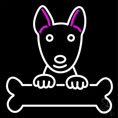 Bull Terrier Poster LED Neon Sign