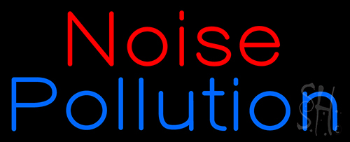 Noise Pollution LED Neon Sign