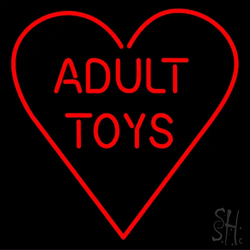 Red Adult Toys Heart LED Neon Sign