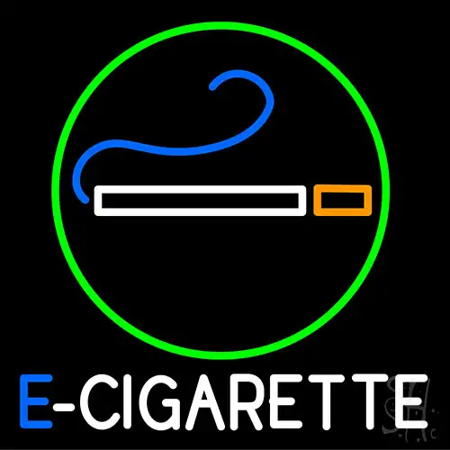 E Cigarette Logo LED Neon Sign