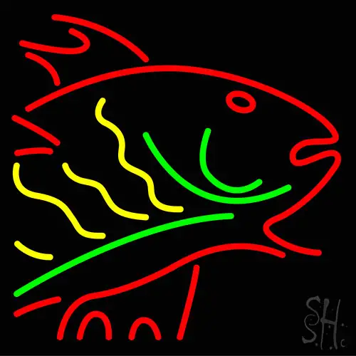 Multi Color Fish LED Neon Sign