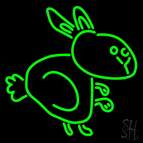 Run Rabbit LED Neon Sign