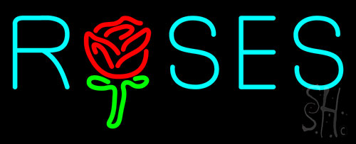 Say It With Roses LED Neon Sign