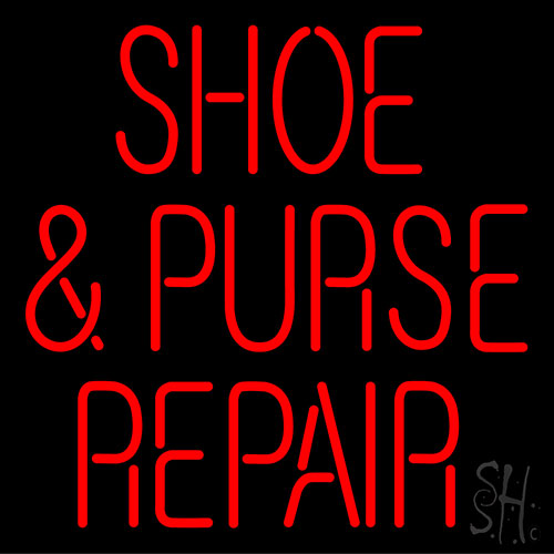 Shoe Purse Repair LED Neon Sign