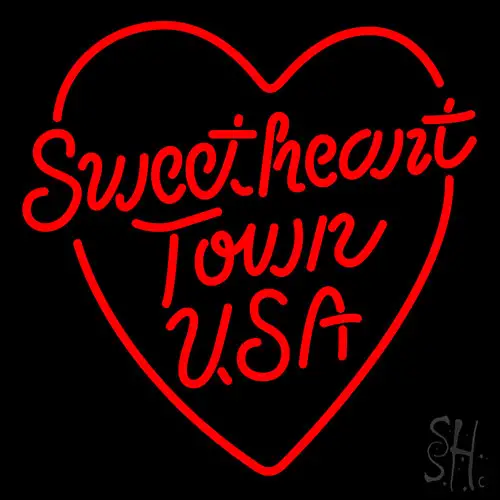 Sweetheart Town LED Neon Sign