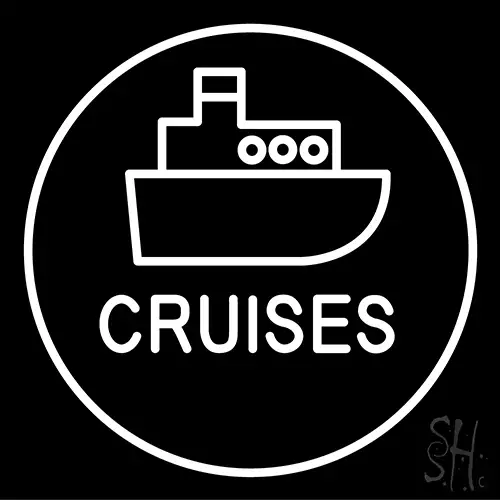 Cruises Icon Button LED Neon Sign