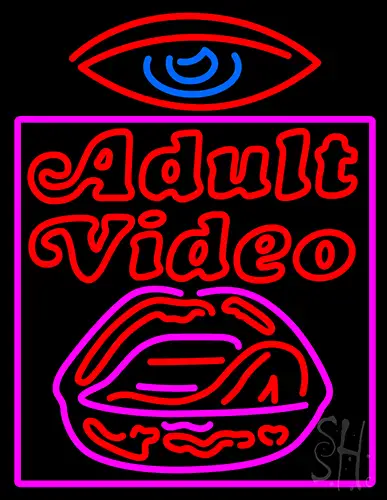 Watch Adult Video LED Neon Sign