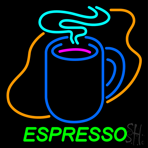 Espresso Coffee Cup LED Neon Sign