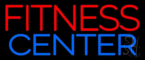 Fitness Center In Red LED Neon Sign