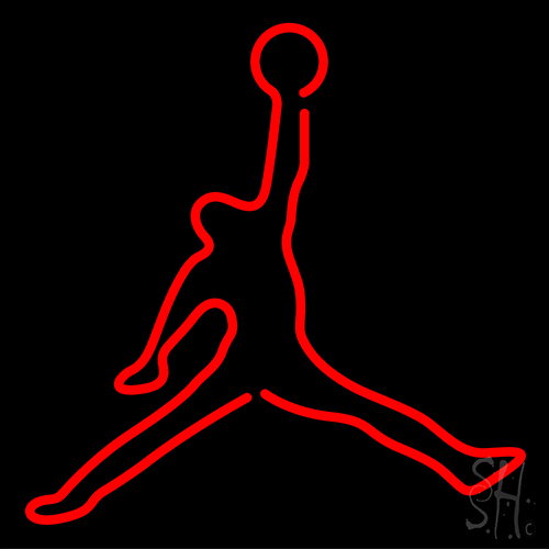 Football Player Playing LED Neon Sign
