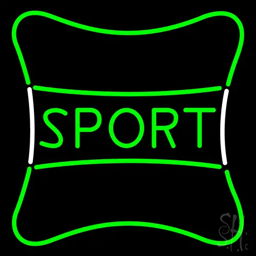 Sport With Border LED Neon Sign