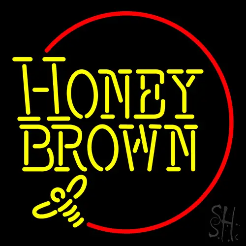Honey Brown Logo LED Neon Sign