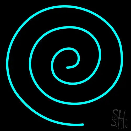 Hypnotic Spiral LED Neon Sign