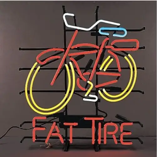 Fat Tire Bicycle LED Neon Sign