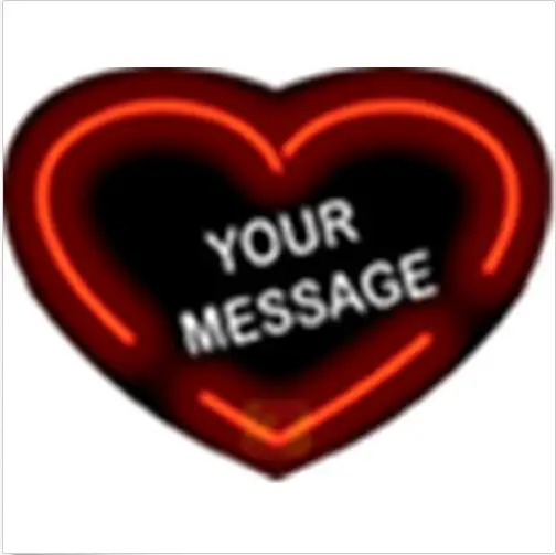 Custom Message Heart LED Neon Sign