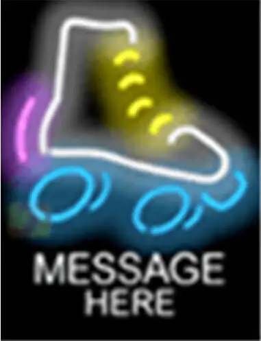 Custom Roller Skates Shoes LED Neon Sign