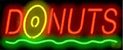 Donuts Catering Diet LED Neon Sign