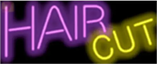 Hair Cut Salon LED Neon Sign