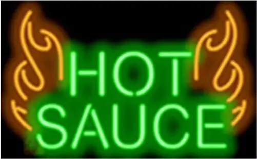 Hot Sauce Food Bbq Catering LED Neon Sign