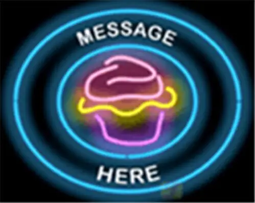 Message Here Barbeque LED Neon Sign