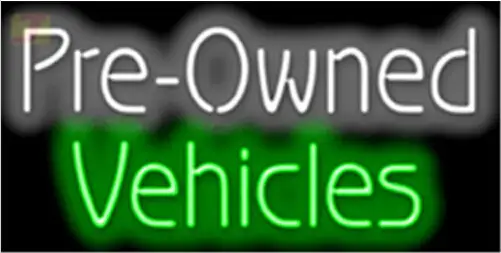 Pre Owned Vehicles LED Neon Sign