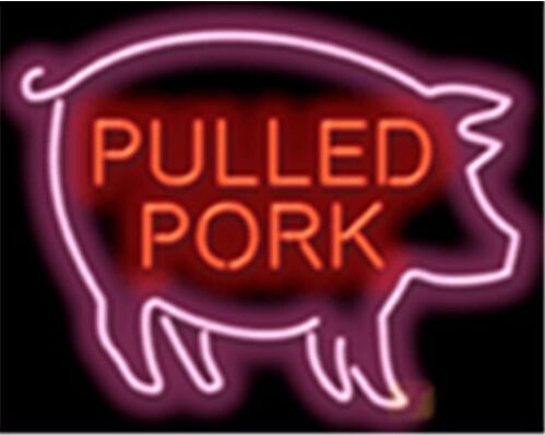 Pulled Pork Barbecue Barbeque LED Neon Sign
