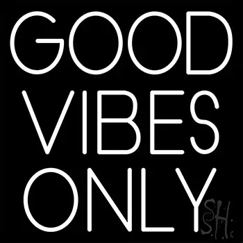Good Vibes Only LED Neon Sign 5