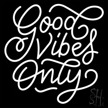 Good Vibes Only LED Neon Sign 14