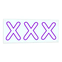 XXX Neon LED Sign