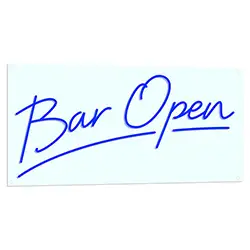 Neon Bar Open Sign