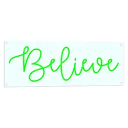 Believe LED Neon Sign