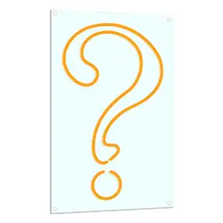 Question Mark Neon LED Sign