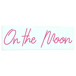 On The Moon LED Sign