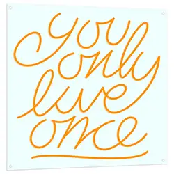 You Only Live Once LED Sign