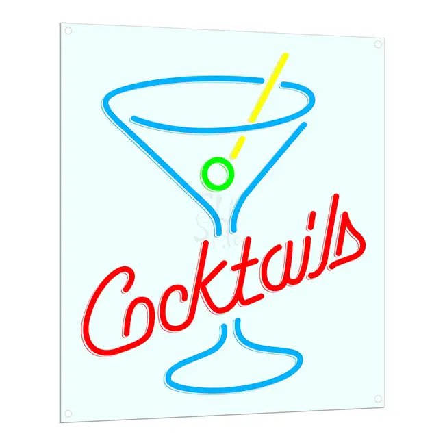 Cocktail Light Up Sign