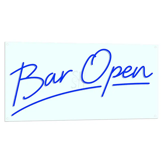 Neon Bar Open Sign