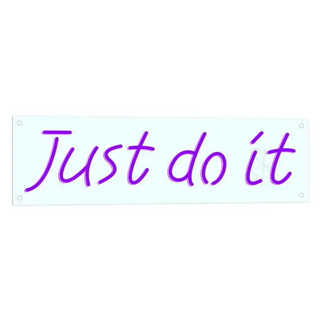 Just Do It Neon LED Sign