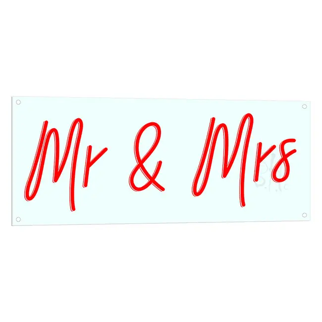 Mr And Mrs Neon LED Sign